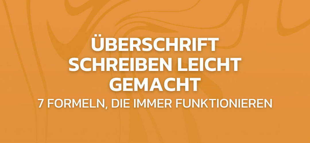 Überschrift schreiben leicht gemacht