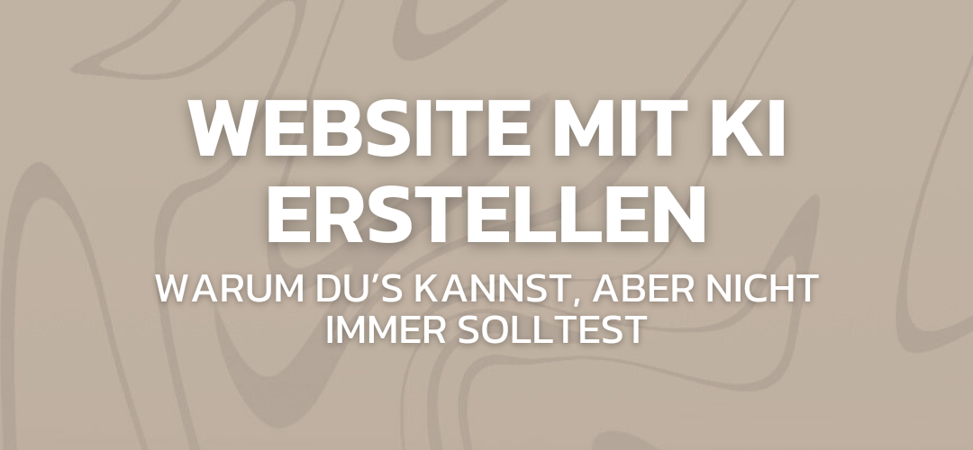 Website mit KI erstellen